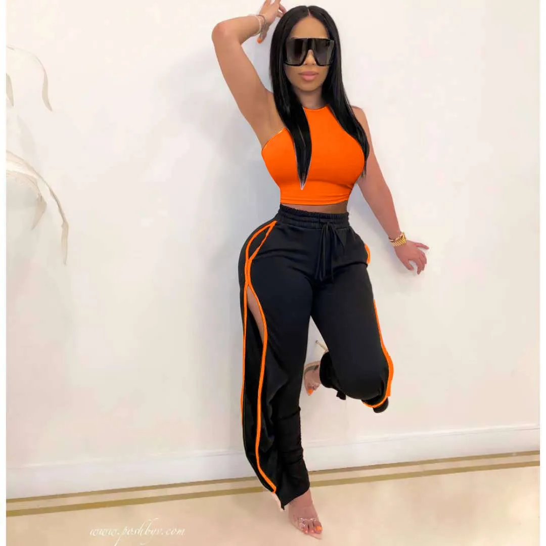 2 Pcs Set Women Comfortable Workout Clothes