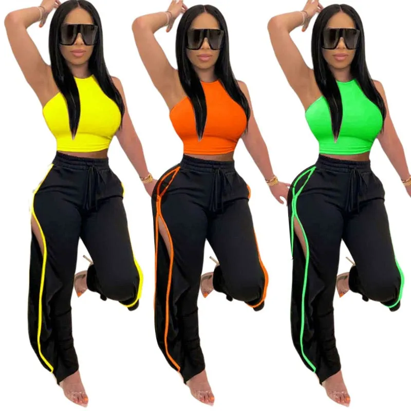 2 Pcs Set Women Comfortable Workout Clothes