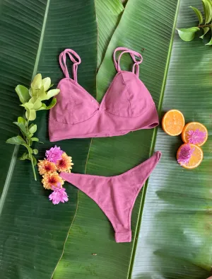 Aloha Rose Hemp Brallette Set