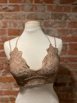 Cocoa Crochet Lace Bralette FT0918