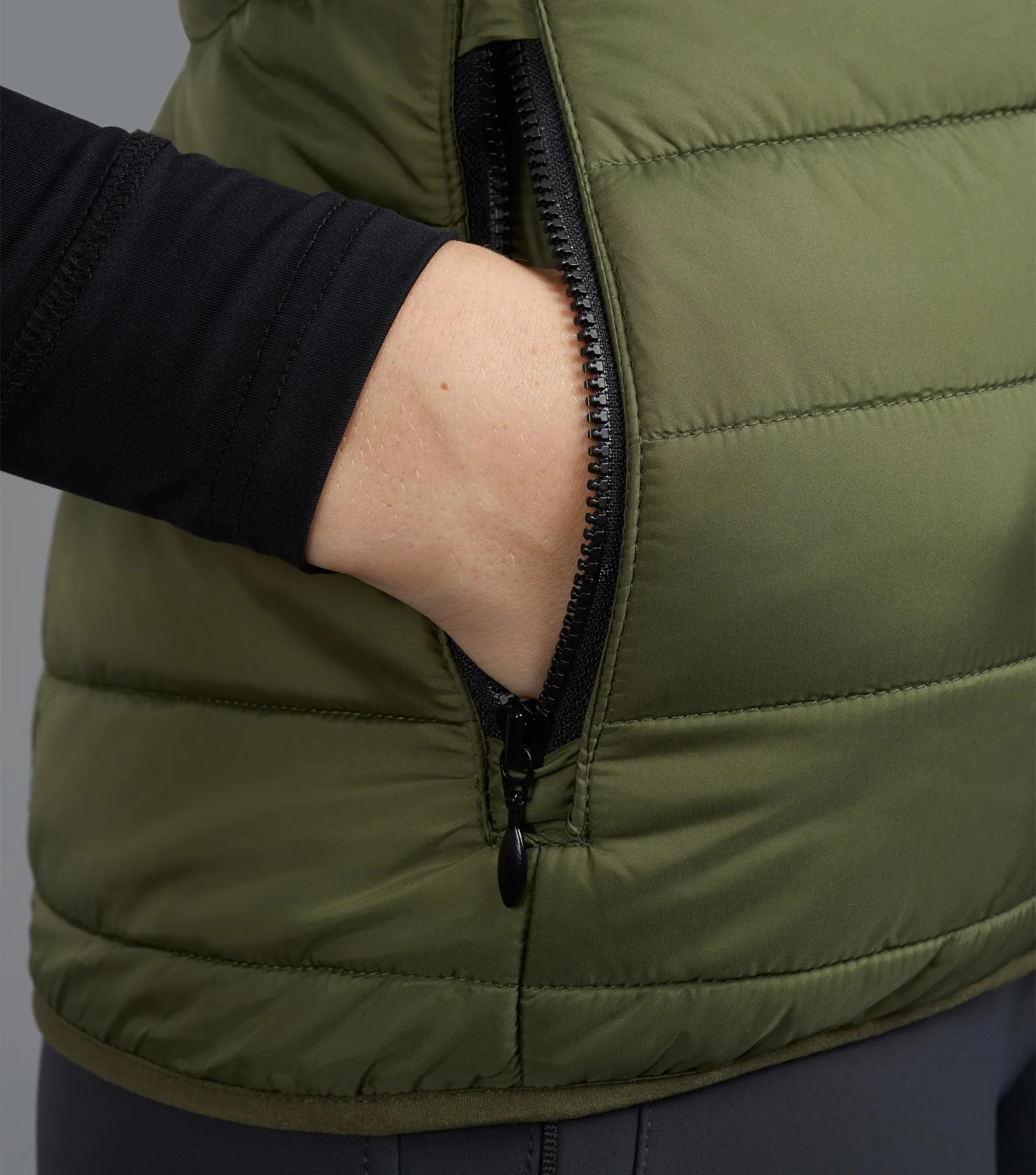 Dante Ladies Riding Gilet Olive