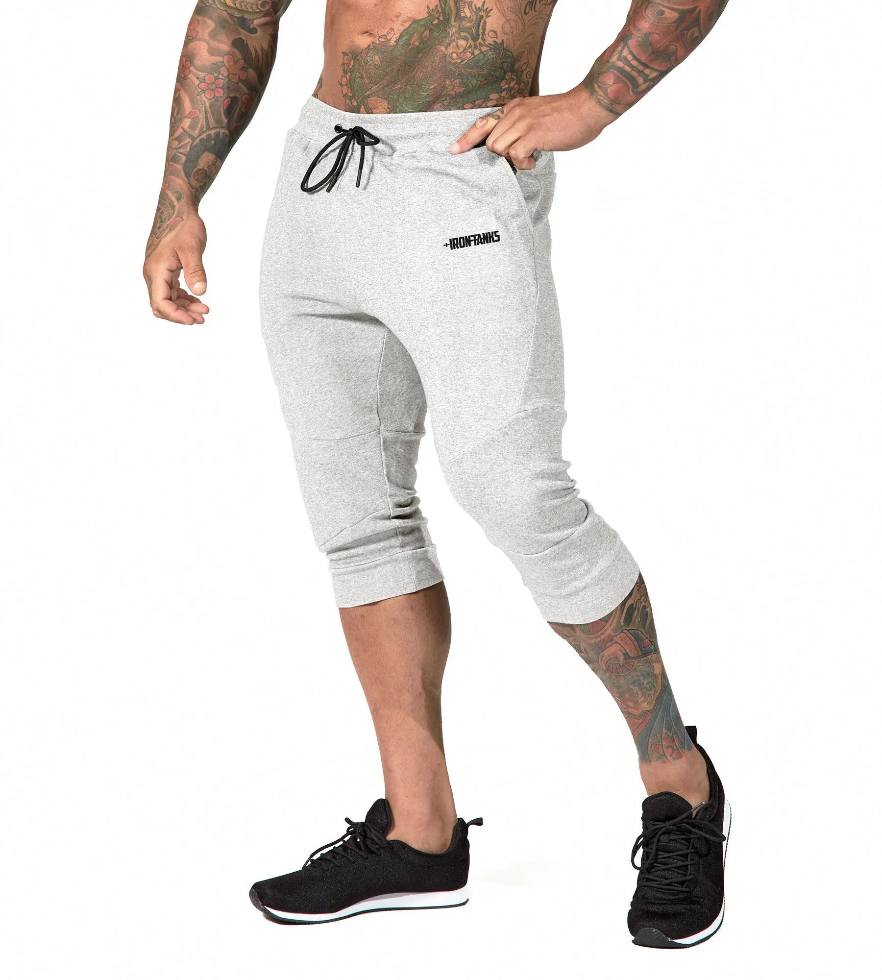 Fusion 3/4 Gym Pants II - Polar Grey