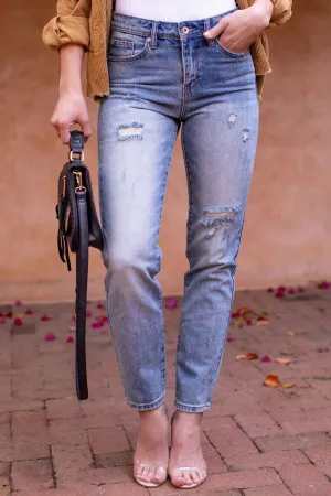 Gillian Denim Straight Leg Jeans