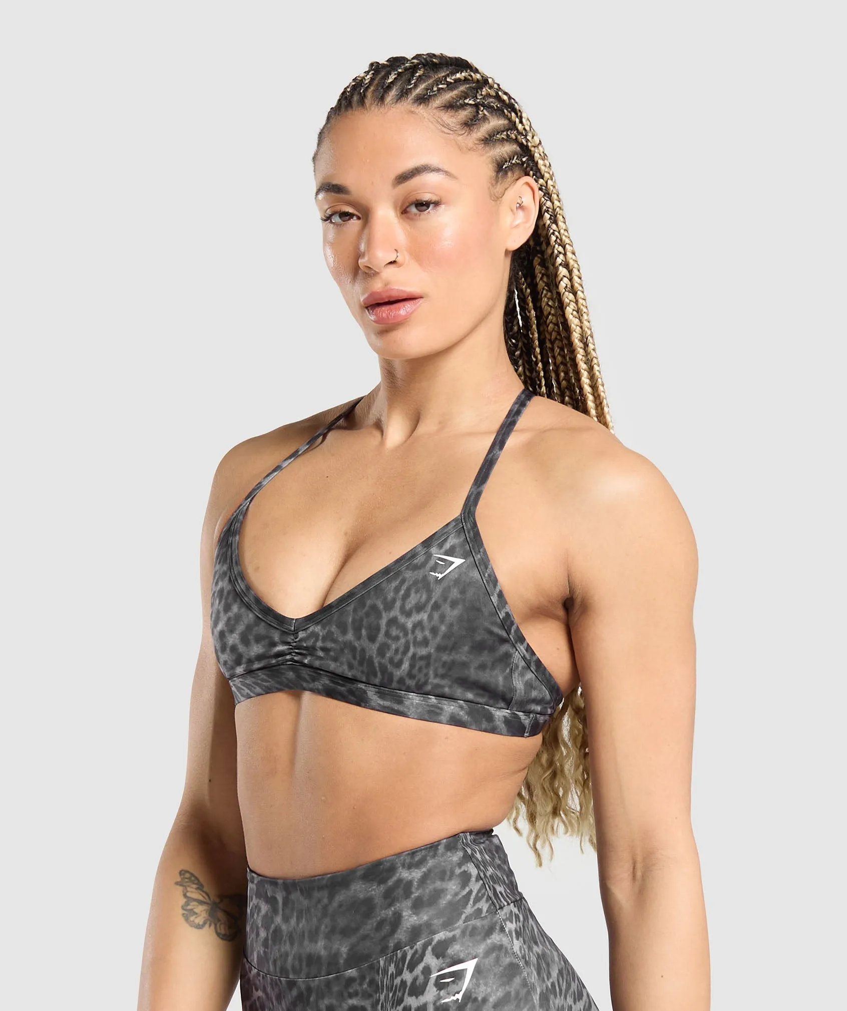 GS Power Minimal Sports Bra - Dark Grey