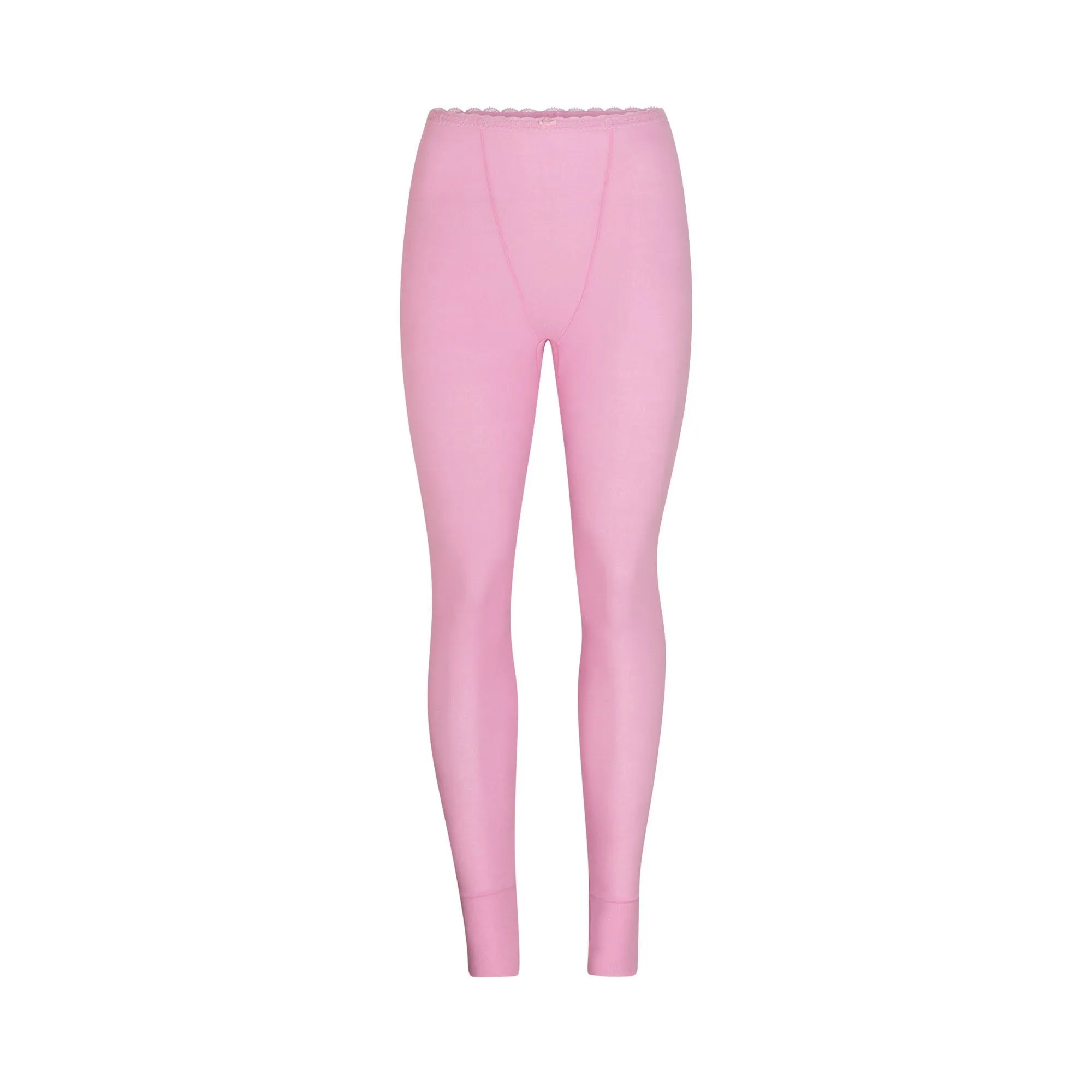 LACE POINTELLE LEGGING | BUBBLE GUM