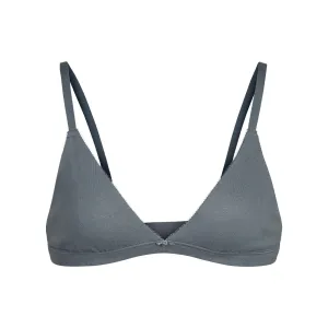 LOGO POINTELLE TRIANGLE BRALETTE | SLATE