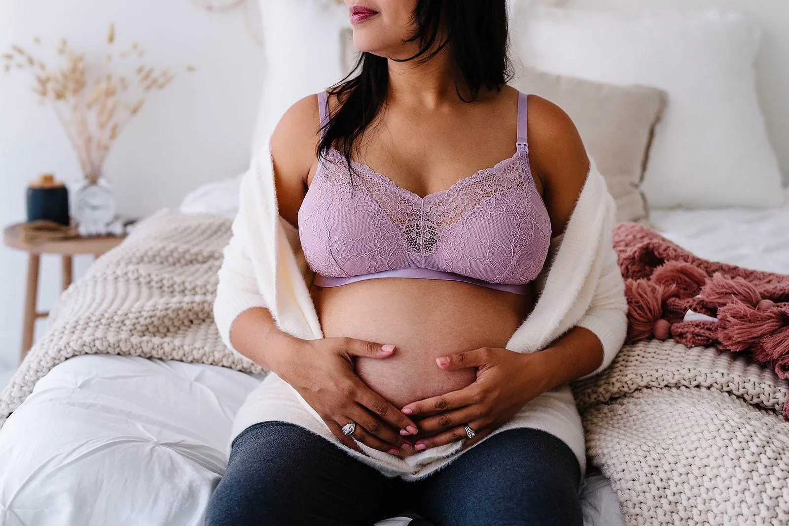 Ooh La La Nursing Bralette in Mauve