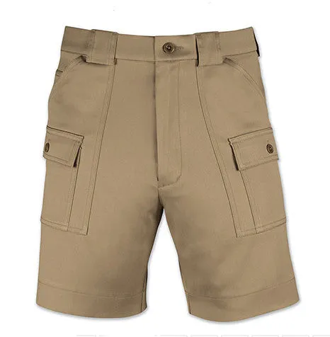 Sportif Mens Tidewater Stretch Cargo Short/Khaki Tan